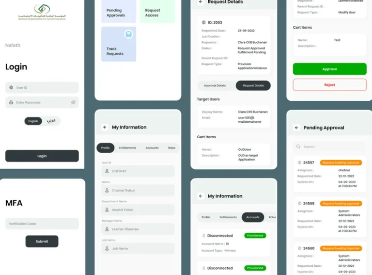 GOSI identity and access management app, rebuilt for secure remote access for staff